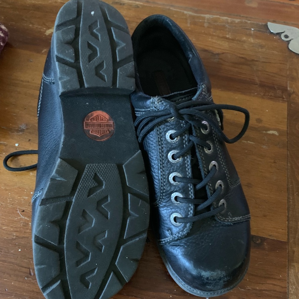 Means Harley Davidson Black shoes size 6.5
